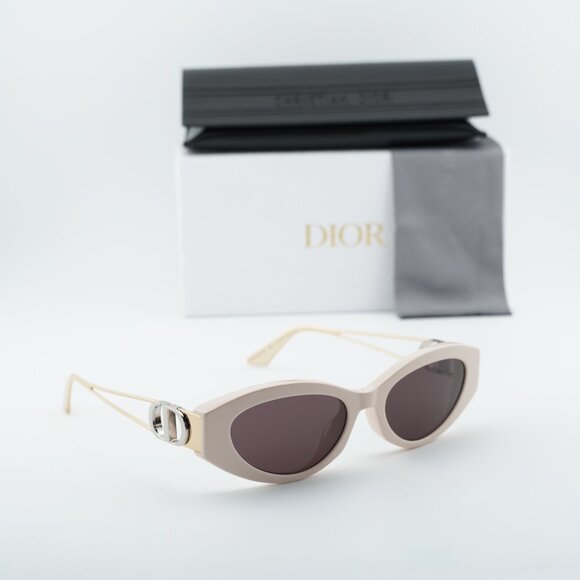 Dior 30MONTAIGNE B6F 43F0 Cat Eye Sunglasses - Pink/Gold/Brown main image 4